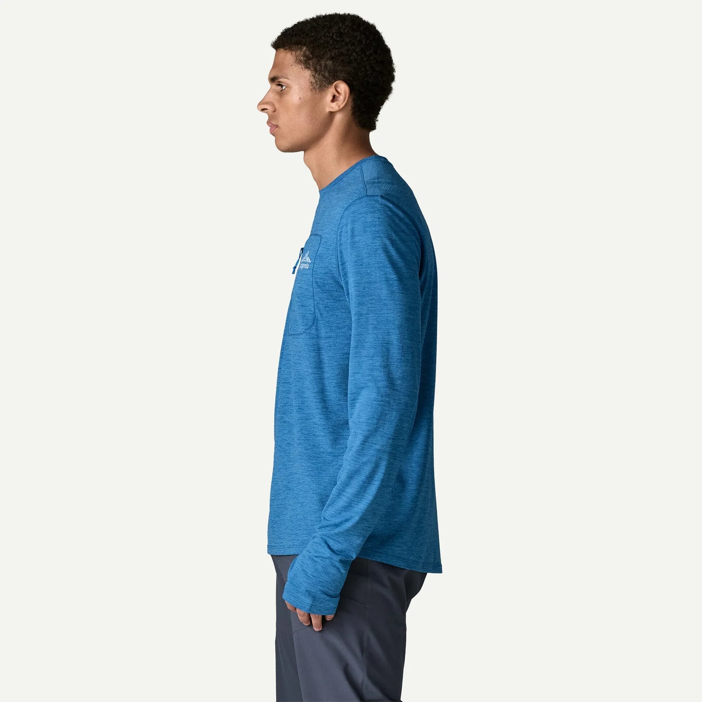 Men's Long-Sleeved Capilene® Cool Sun Shirt - Cloud Crag Crest - US 1654
