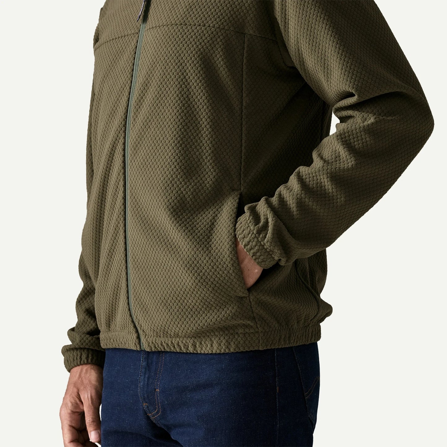Men's Textured Fleece Jacket - US 6706