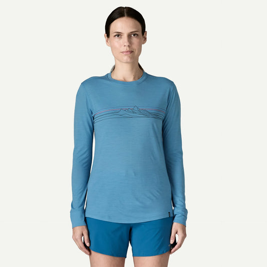 Women's Long-Sleeved Capilene® Cool Merino Blend Graphic Shirt - US 0732