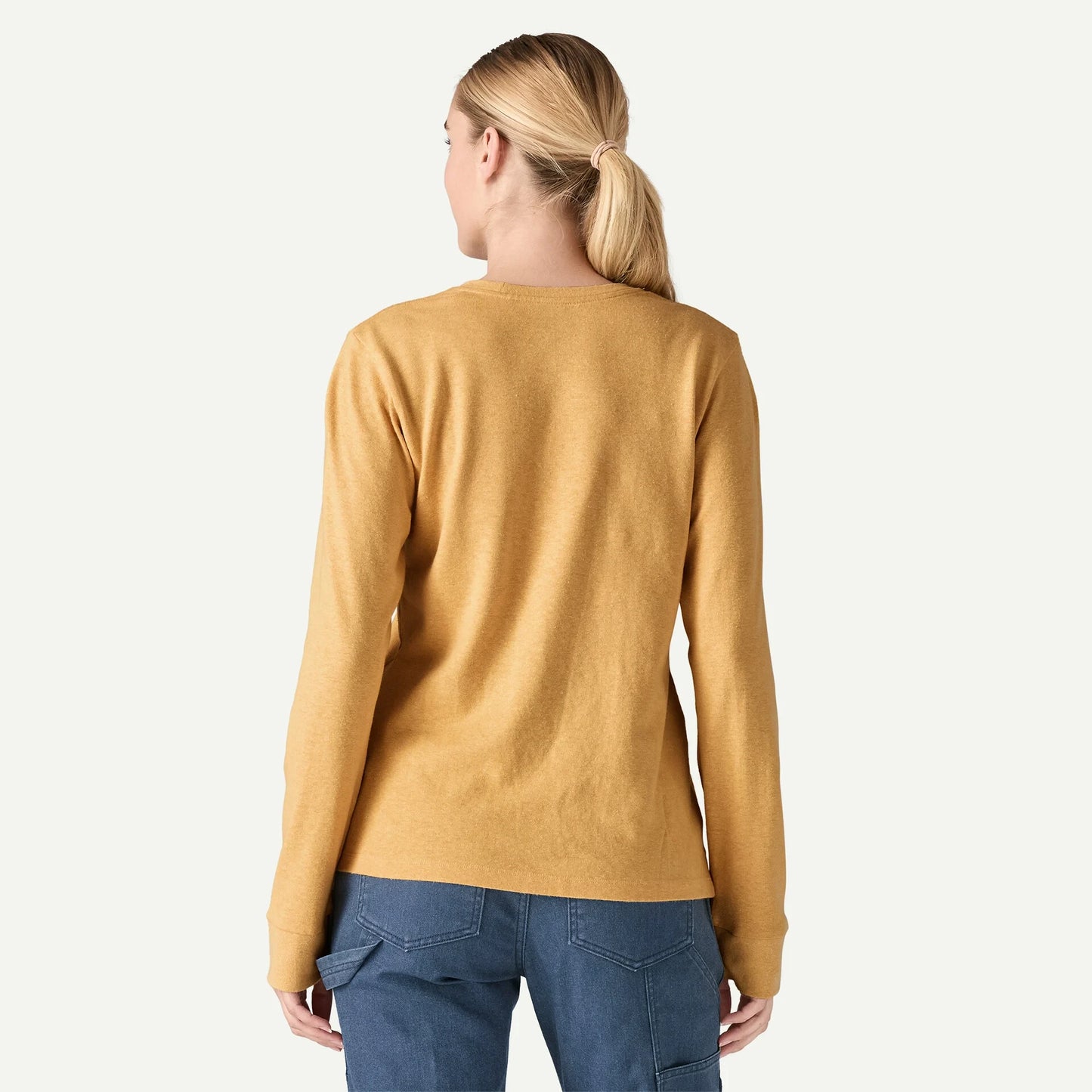 Women's Long-Sleeved Work Pocket T-Shirt - US 0669
