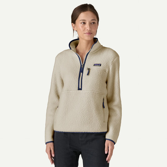 Women's Retro Pile Fleece Marsupial Pullover - US 8990