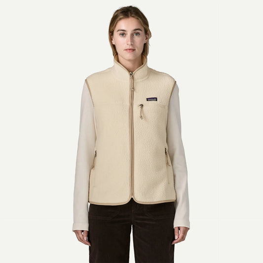 Women's Retro Pile Fleece Vest - US 2877