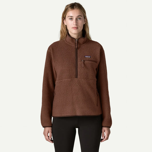 Women's Retro Pile Marsupial Fleece Pullover - US 7741