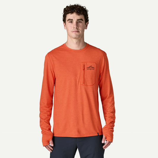 Men's Long-Sleeved Capilene® Cool Sun Shirt - Cloud Crag Crest - US 7306