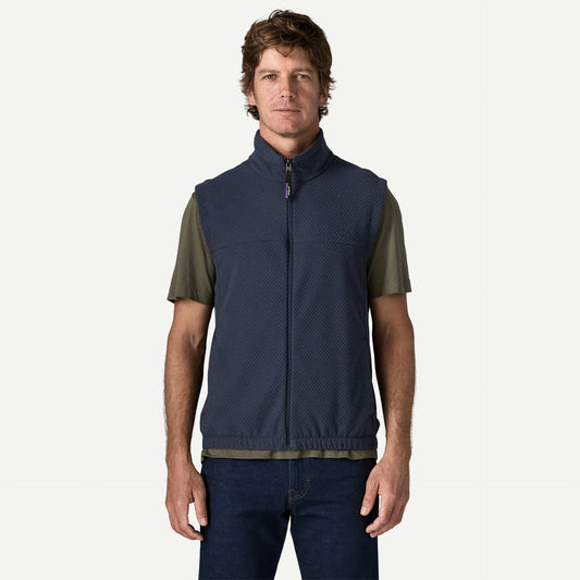 Men's Textured Fleece Vest - US 3131