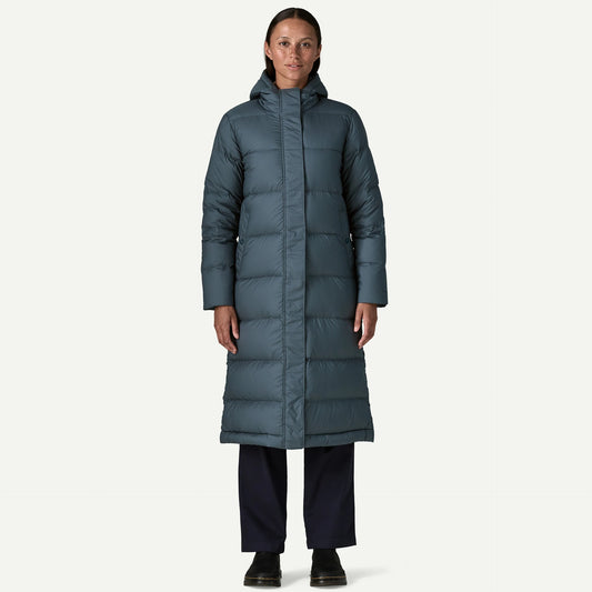 Women's Silent Down Long Parka - US 4607