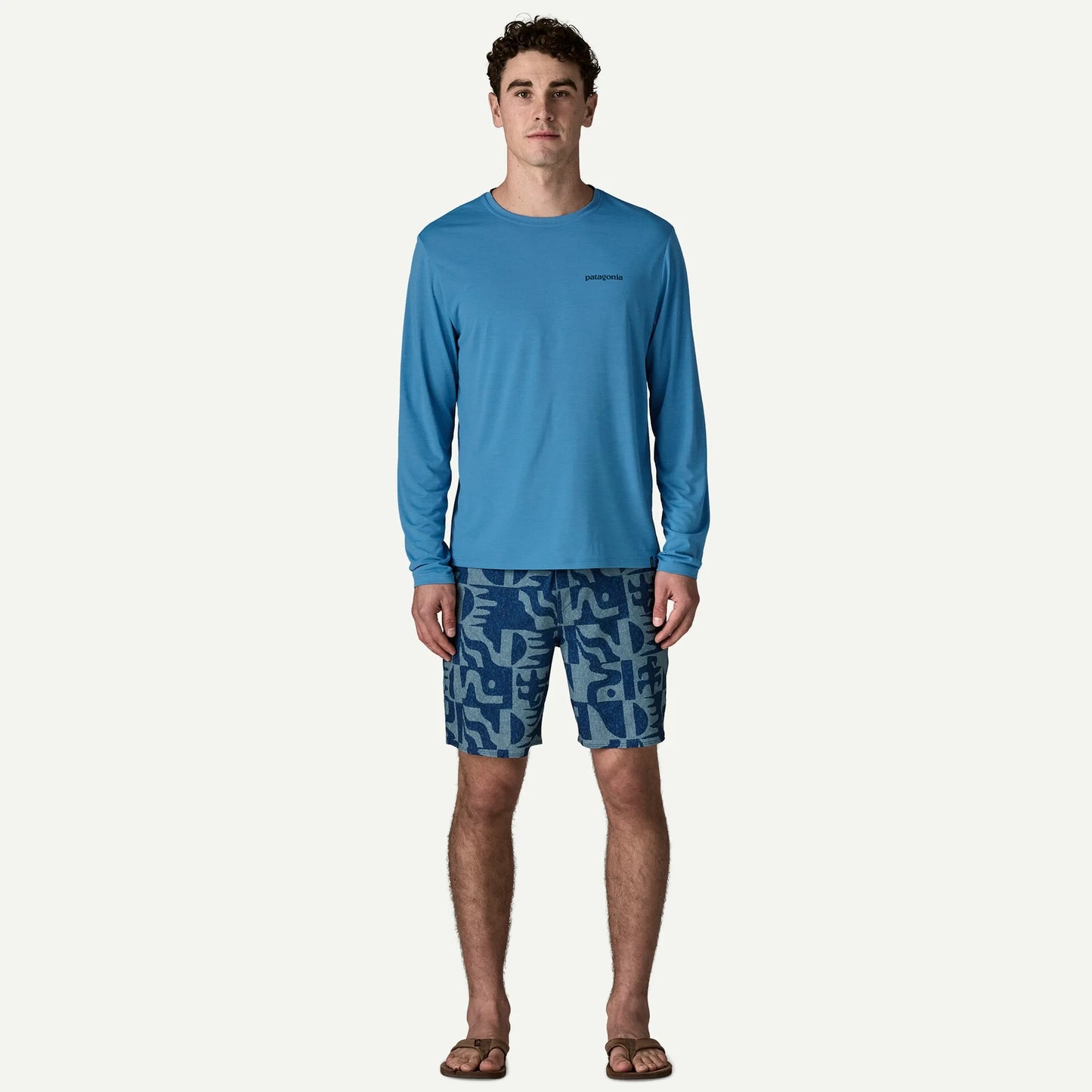 Men's Long-Sleeved Capilene® Cool Daily Shirt - Boardshort Logo - US 4367