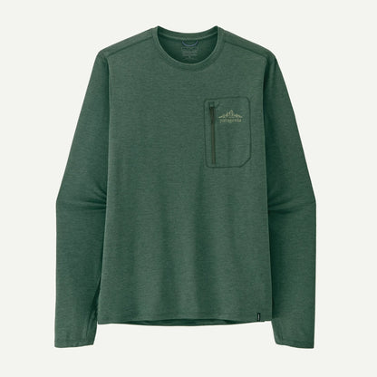 Men's Long-Sleeved Capilene® Cool Sun Shirt - Cloud Crag Crest - US 1654