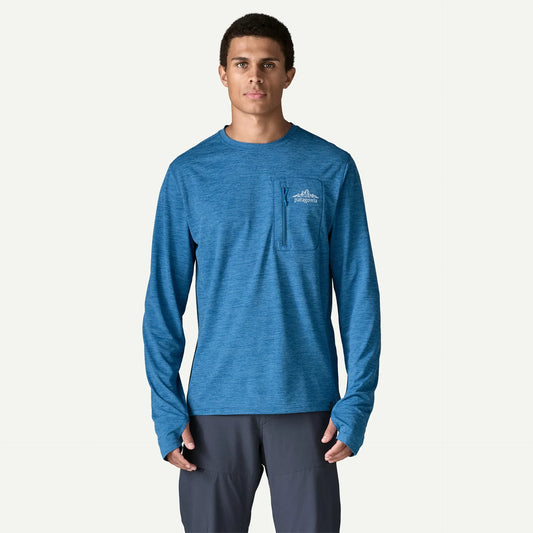 Men's Long-Sleeved Capilene® Cool Sun Shirt - Cloud Crag Crest - US 1654