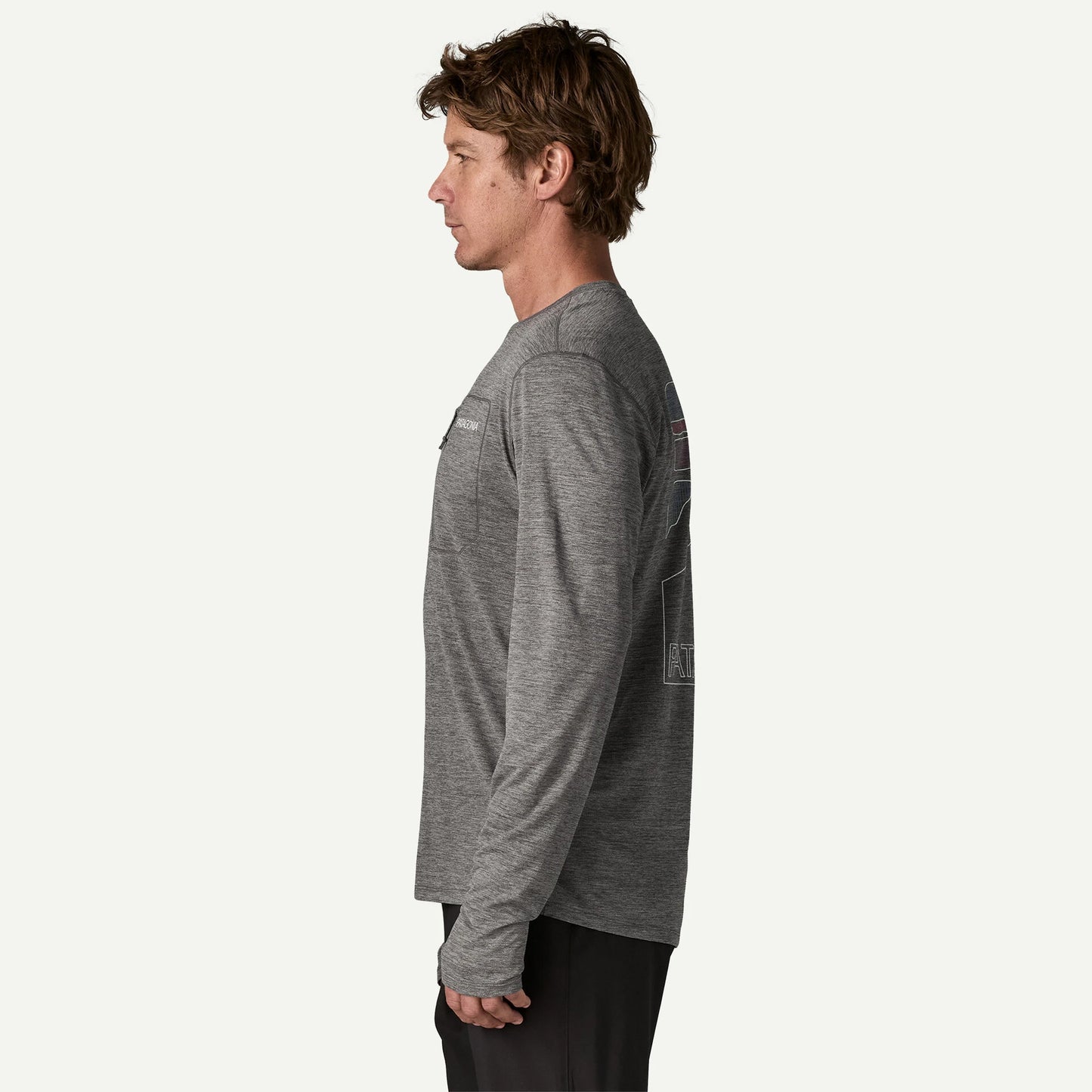Men's Long-Sleeved Capilene® Cool Sun Shirt - Peak Visions - US 1625