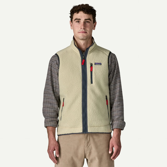 Men's Retro Pile Fleece Vest - US 9719