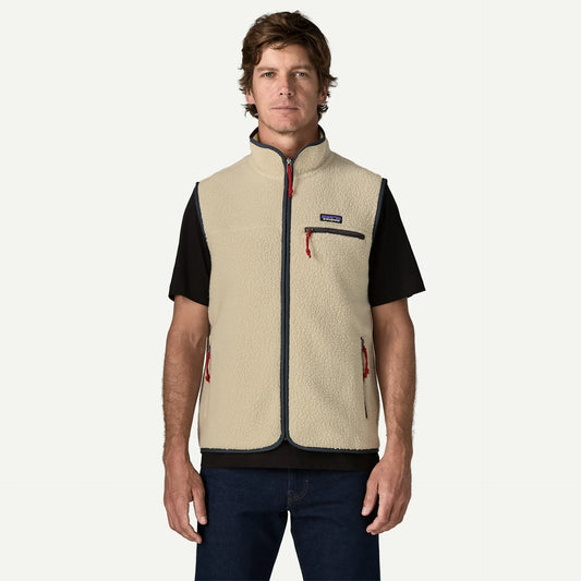 Men's Retro Pile Fleece Vest - US 8037
