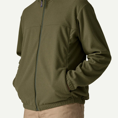 Men's Textured Fleece Hoody - US 1039