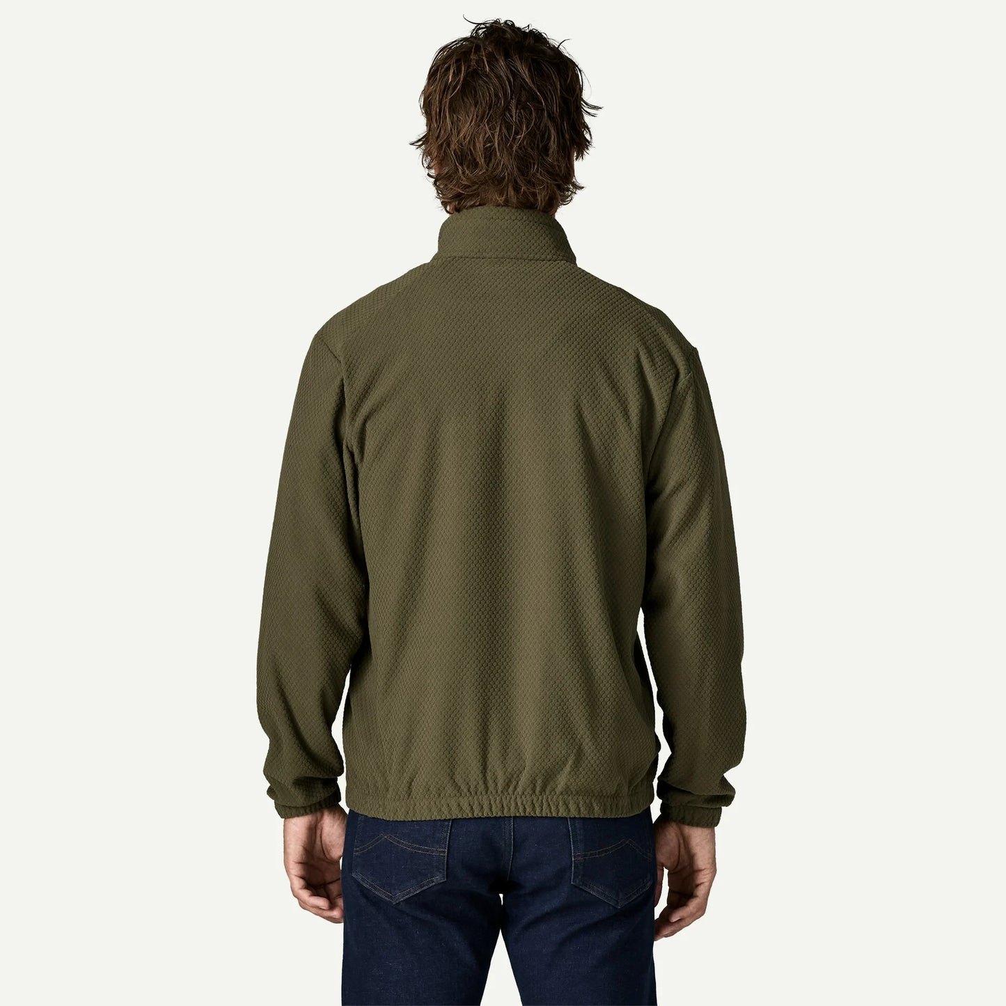 Men's Textured Fleece Jacket - US 6706