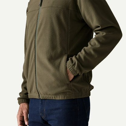 Men's Textured Fleece Jacket - US 8043