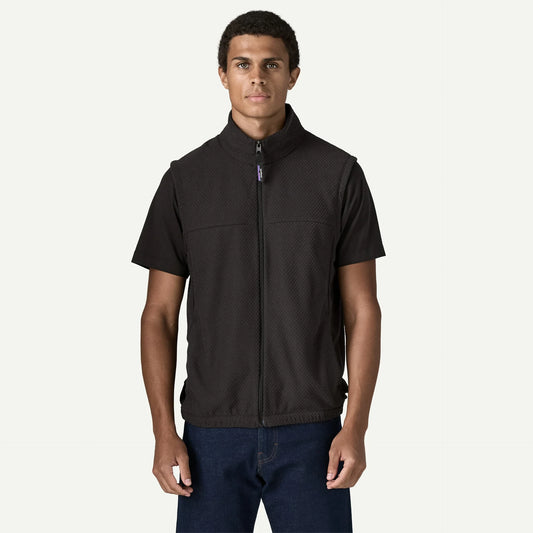 Men's Textured Fleece Vest - US 5981