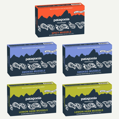 Tinned Mussels Variety Pack - US 0672