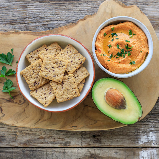 Organic Multiseed Crackers - US 6186