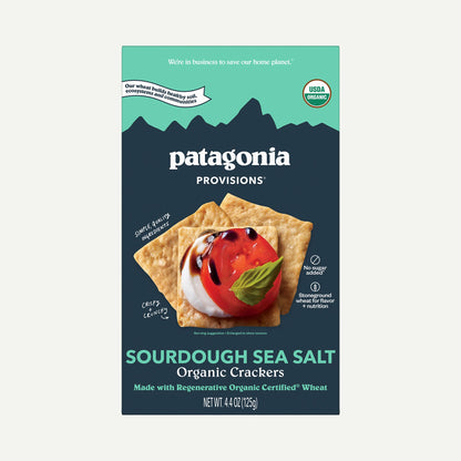 Organic Sourdough Sea Salt Crackers - US 4616
