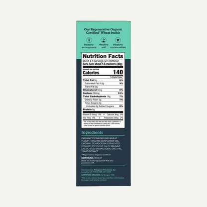 Organic Sourdough Sea Salt Crackers - US 4616