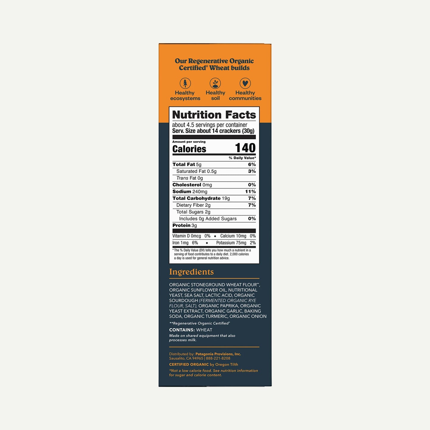 Organic Toasted Cheeze Crackers - US 9495