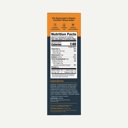 Organic Toasted Cheeze Crackers - US 9495