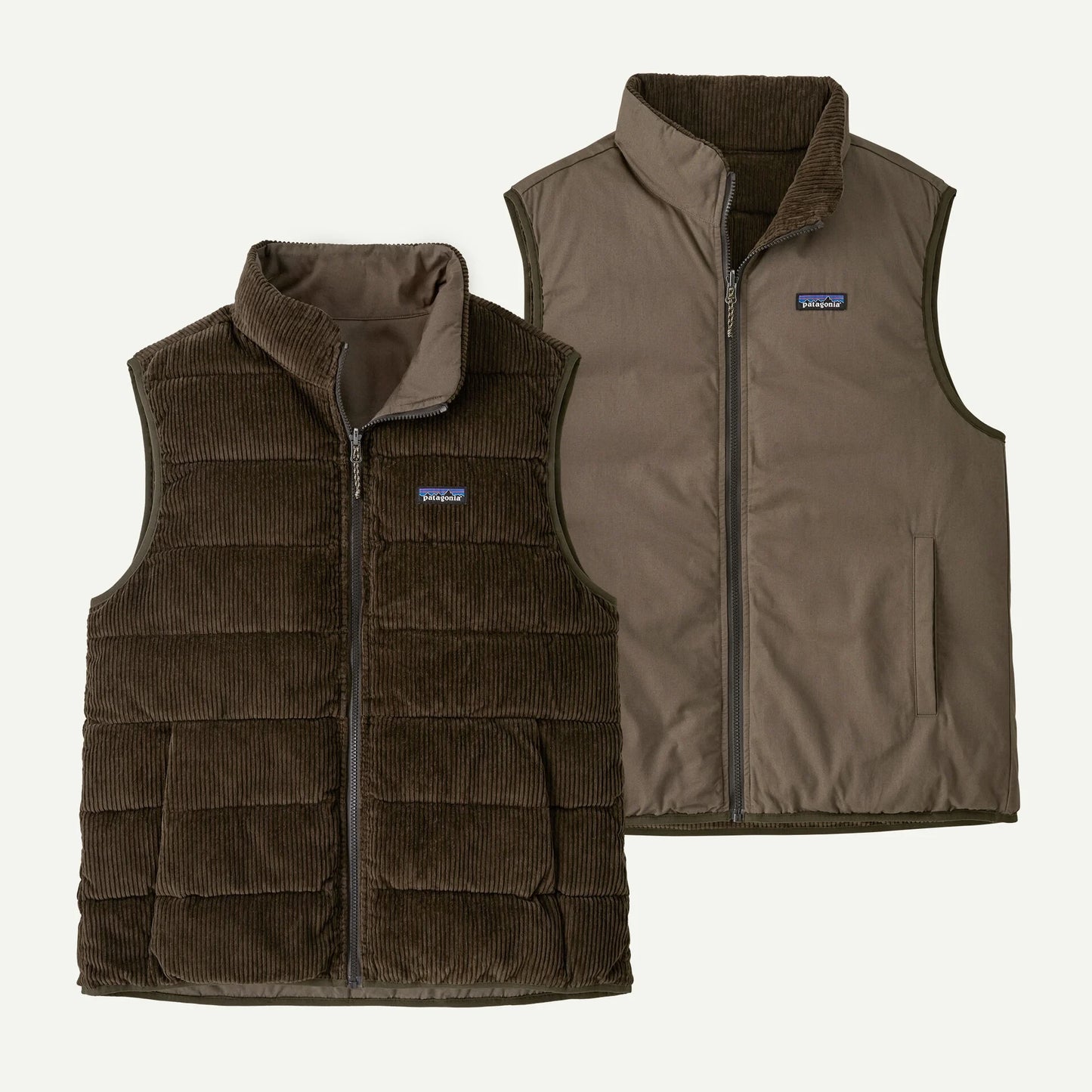 Reversible Cotton Down Vest - US 6313