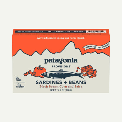 Sardines & Beans: Black Beans, Corn, and Salsa - US 8586