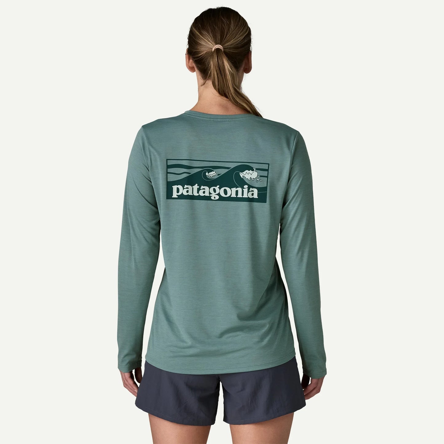 Women's Long-Sleeved Capilene® Cool Daily Shirt - Boardshort Logo - US 2965