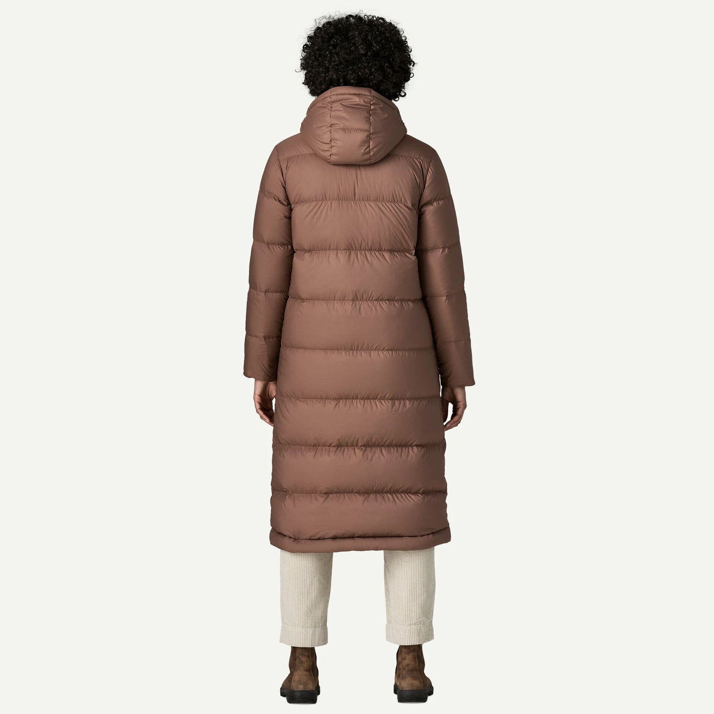 Women's Silent Down Long Parka - US 3819