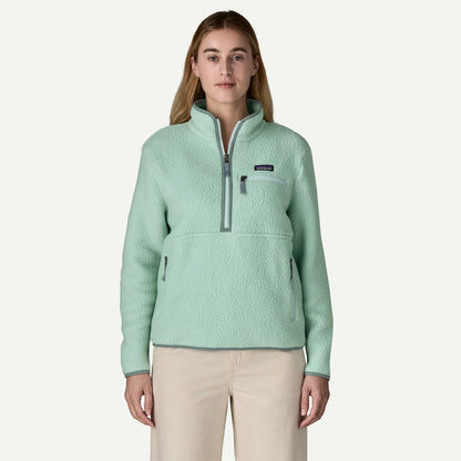 Women's Retro Pile Fleece Marsupial Pullover - US 2056