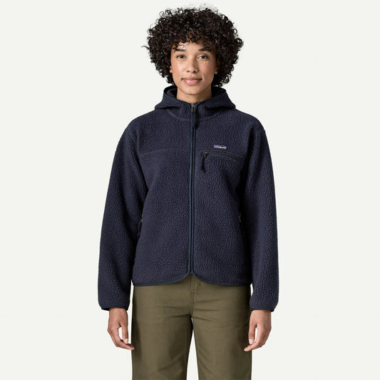 Women's Retro Pile Fleece Hoody - US 6264