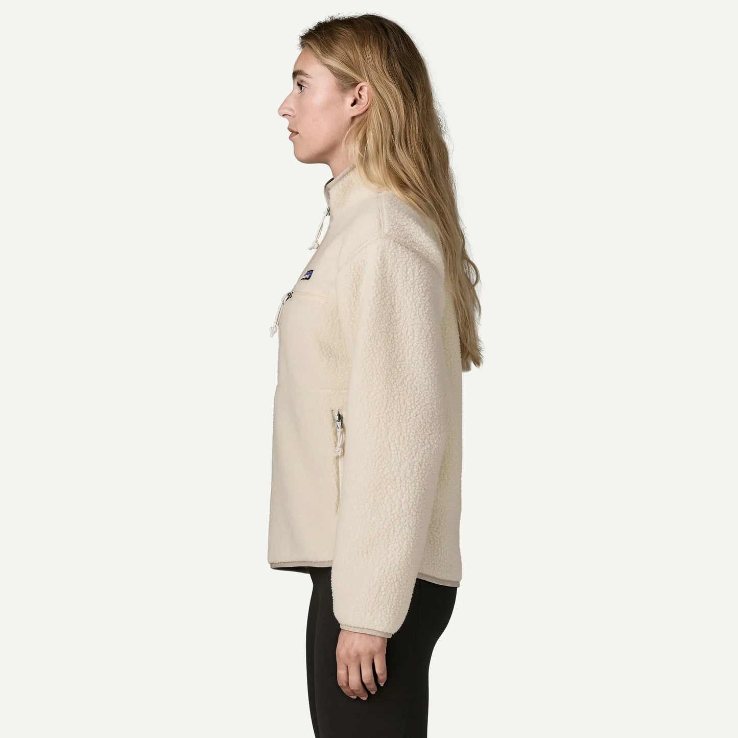 Women's Retro Pile Marsupial Fleece Pullover - US 6887