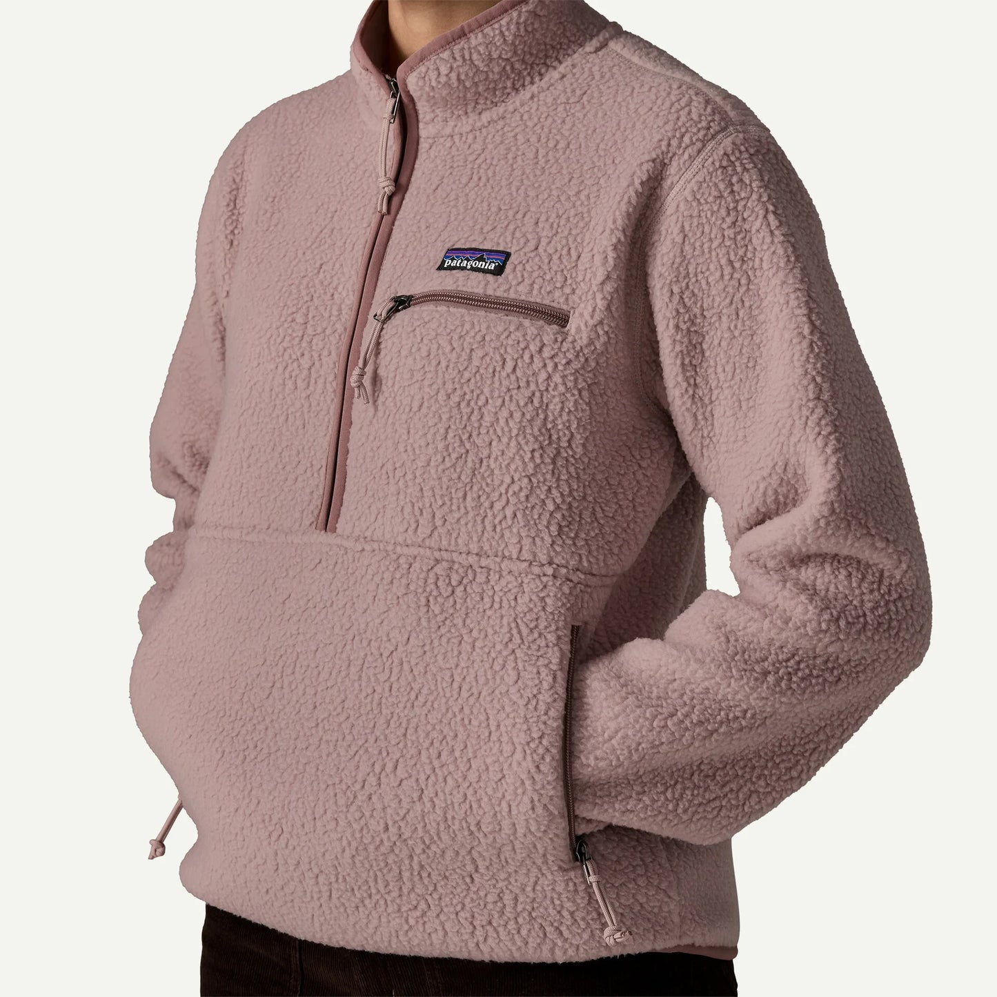 Women's Retro Pile Marsupial Fleece Pullover - US 5720