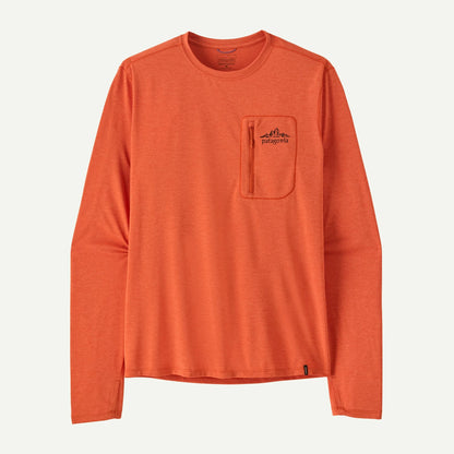 Men's Long-Sleeved Capilene® Cool Sun Shirt - Cloud Crag Crest - US 7306
