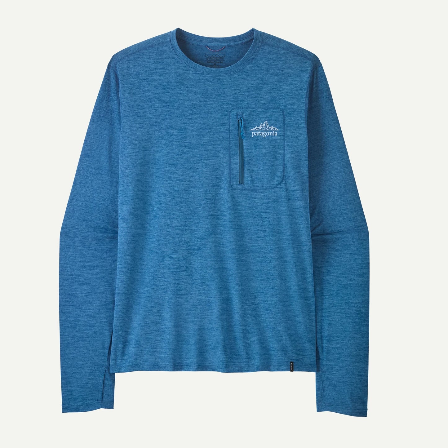 Men's Long-Sleeved Capilene® Cool Sun Shirt - Cloud Crag Crest - US 7460