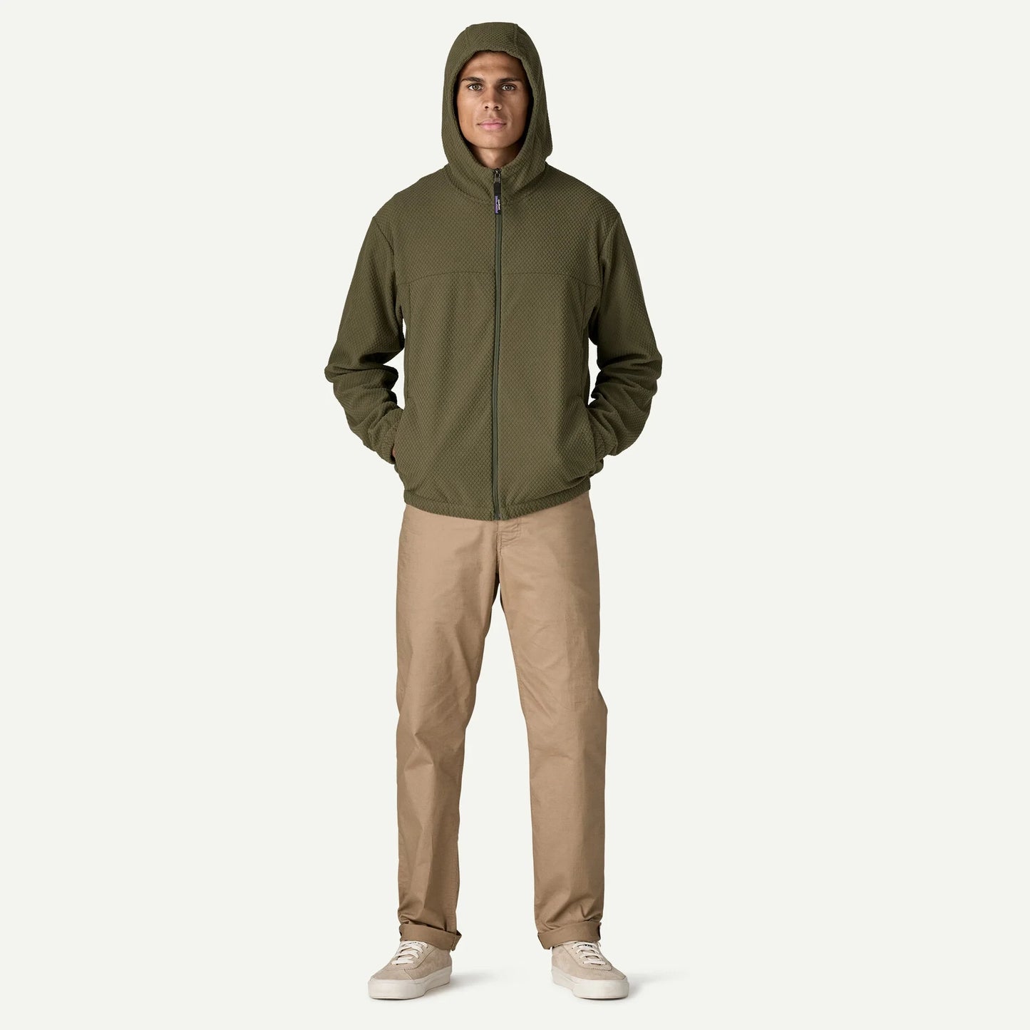 Men's Textured Fleece Hoody - US 6510
