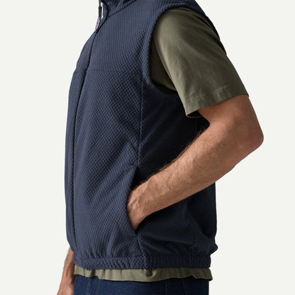 Men's Textured Fleece Vest - US 3131