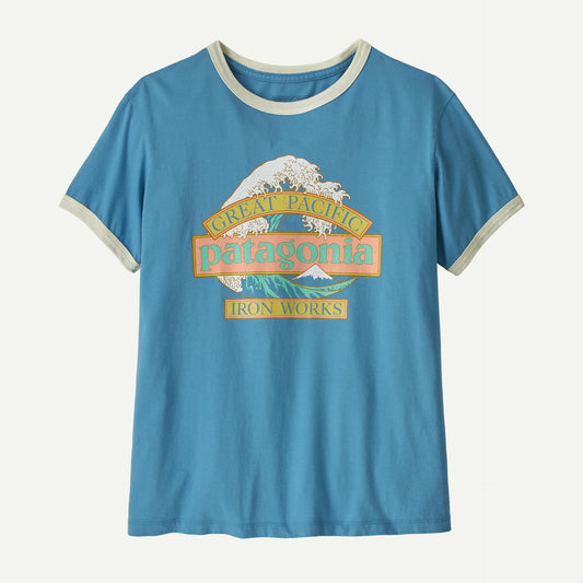 Women's Great Waves Ringer Tee - US 7793