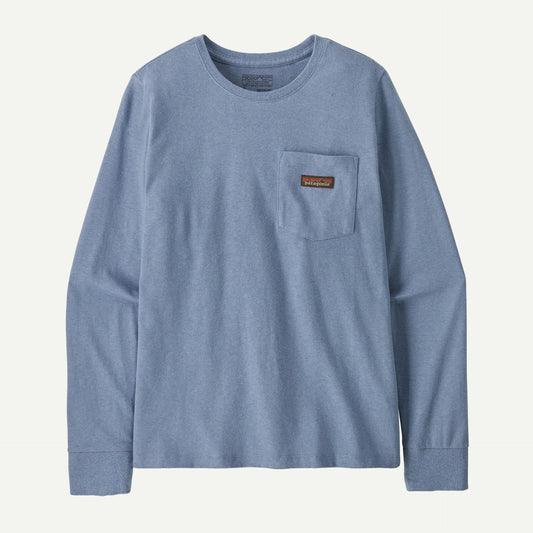Women's Long-Sleeved Work Pocket T-Shirt - US 8684