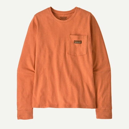 Women's Long-Sleeved Work Pocket T-Shirt - US 0669