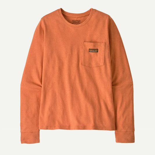 Women's Long-Sleeved Work Pocket T-Shirt - US 0669