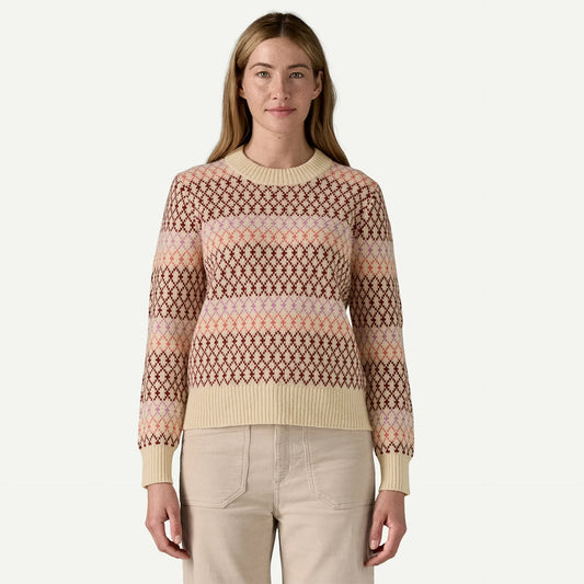 Women's Recycled Wool-Blend Crewneck Sweater - US 5056