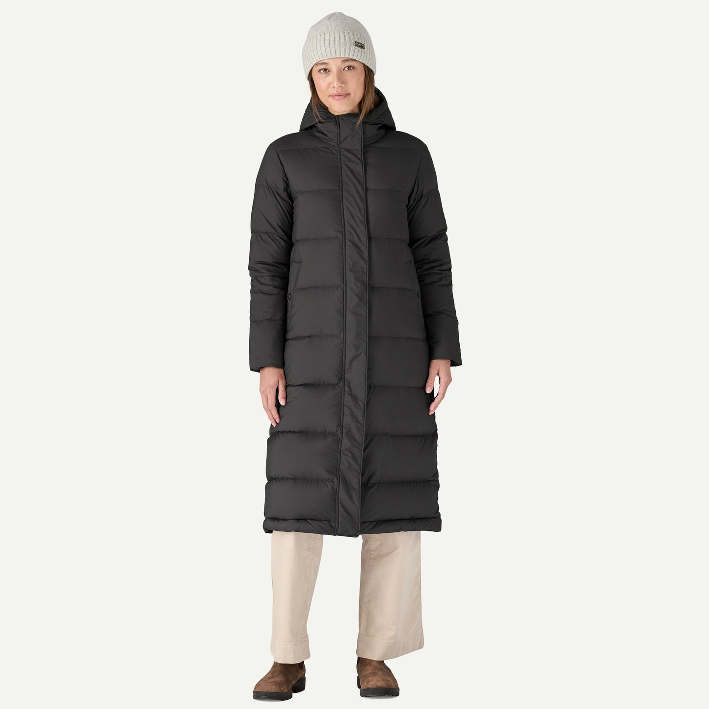 Women's Silent Down Long Parka - US 2781