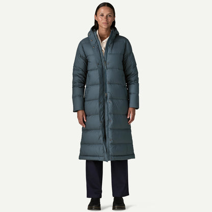 Women's Silent Down Long Parka - US 4607