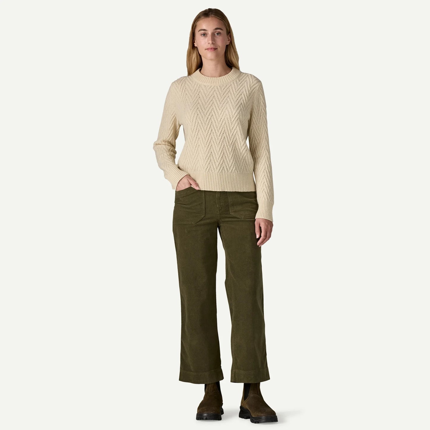 Women's Wide-Leg Corduroy Pants - US 6195